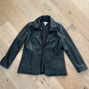 Topshop Pleather Jacket